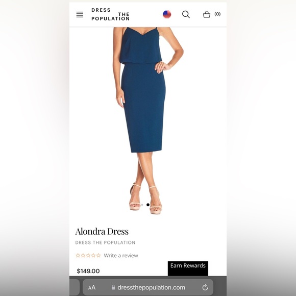 Dress the Population Dresses & Skirts - Dress the Population Alondra Dress, M